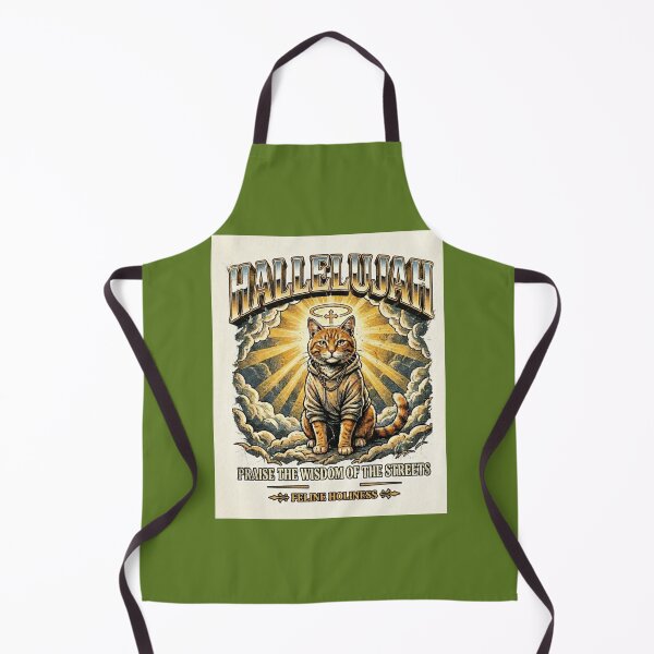 Item preview, Hallelujah Cat Hoodie Street Wisdom Art designed and sold by NadinGerasi.