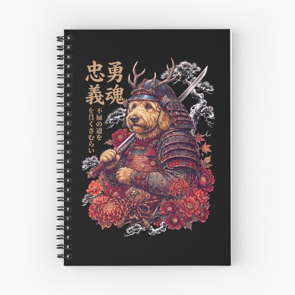 Item preview, Japanese Goldendoodle Art Samurai Aesthetic Dog Owner designed and sold by DoodleTortle.