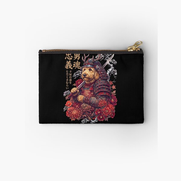 Item preview, Japanese Goldendoodle Art Samurai Aesthetic Dog Owner designed and sold by DoodleTortle.