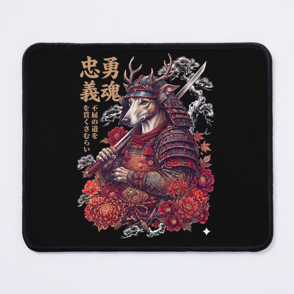 Item preview, Japanese Greyhound Art Samurai Aesthetic Dog Owner designed and sold by DoodleTortle.