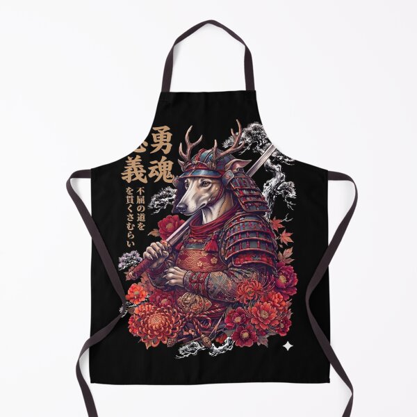 Item preview, Japanese Greyhound Art Samurai Aesthetic Dog Owner designed and sold by DoodleTortle.