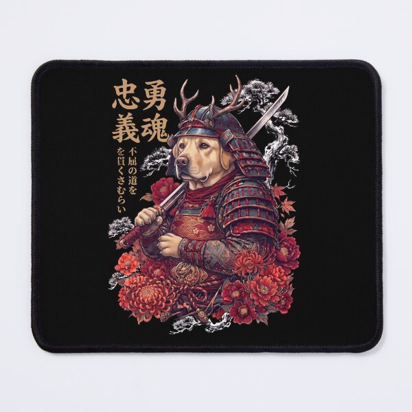 Item preview, Japanese Labrador Retriever Art Samurai Aesthetic Dog Owner designed and sold by DoodleTortle.