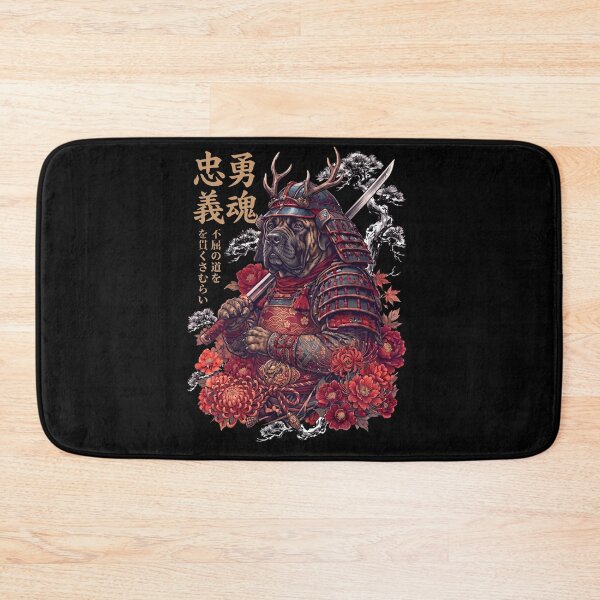 Item preview, Japanese Mastiff Art Samurai Aesthetic Dog Owner designed and sold by DoodleTortle.