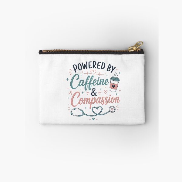 Item preview, Powered By Caffeine and Compassion Nurse Coffee designed and sold by Nurse Craft Studio.