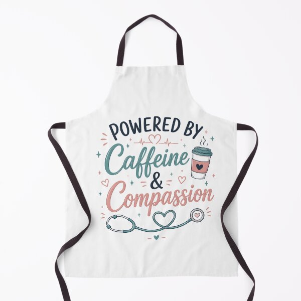 Item preview, Powered By Caffeine and Compassion Nurse Coffee designed and sold by Nurse Craft Studio.