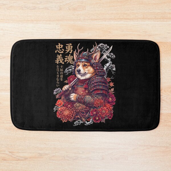 Item preview, Japanese Pembroke Welsh Corgi Art Samurai Aesthetic Dog Owner designed and sold by DoodleTortle.