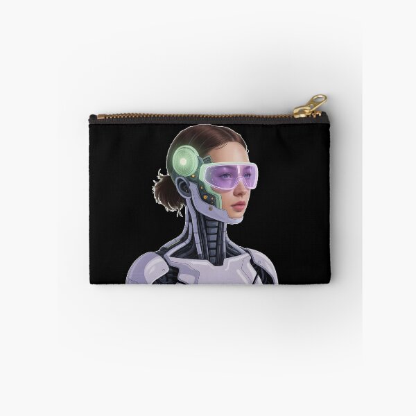 Item preview, Cyborg but Make it Aesthetic T-Shirt | AI-Powered Human | Pastel Cyberpunk Futuristic Shirt designed and sold by ImaginedSpace7.