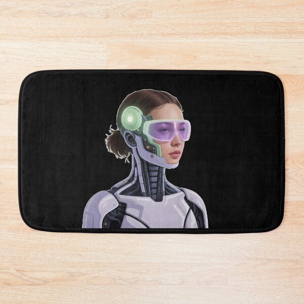Item preview, Cyborg but Make it Aesthetic T-Shirt | AI-Powered Human | Pastel Cyberpunk Futuristic Shirt designed and sold by ImaginedSpace7.