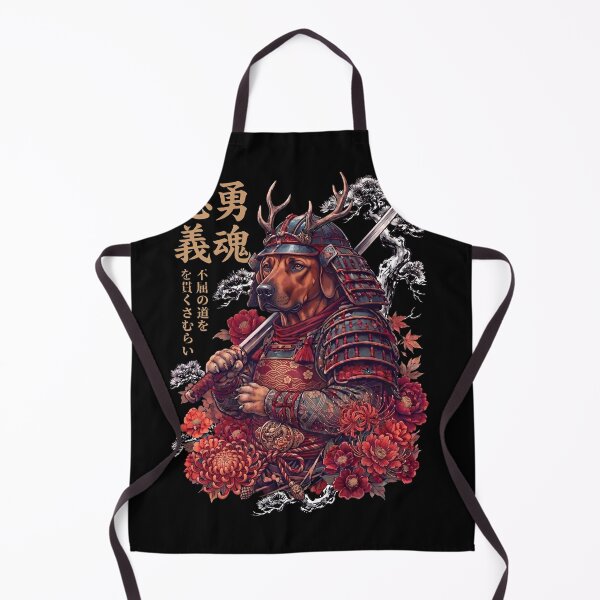 Item preview, Japanese Rhodesian Ridgeback Art Samurai Aesthetic Dog Owner designed and sold by DoodleTortle.