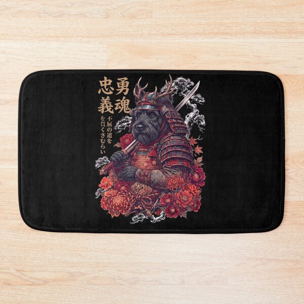 Item preview, Japanese Scottish Terrier Art Samurai Aesthetic Dog Owner designed and sold by DoodleTortle.