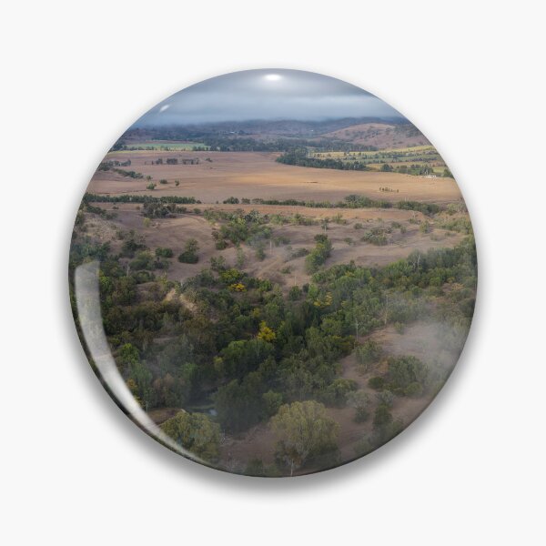 Item preview, Aerial scene capturing Glenbawn Dam shrouded in fog designed and sold by Justin Mckinney.