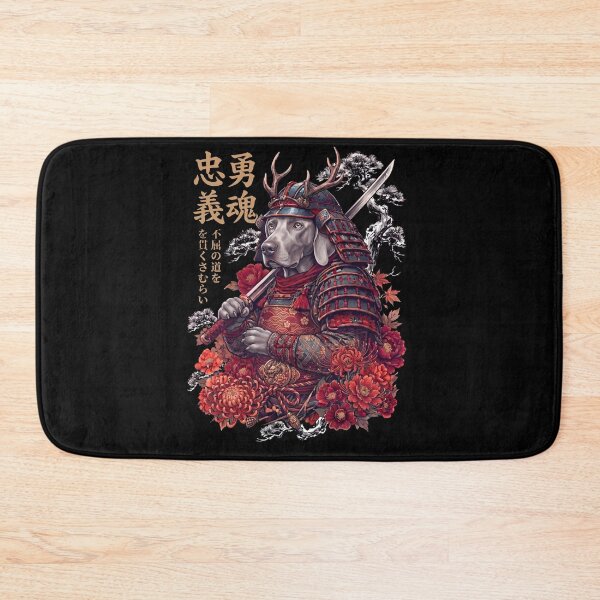Item preview, Japanese Weimaraner Art Samurai Aesthetic Dog Owner designed and sold by DoodleTortle.