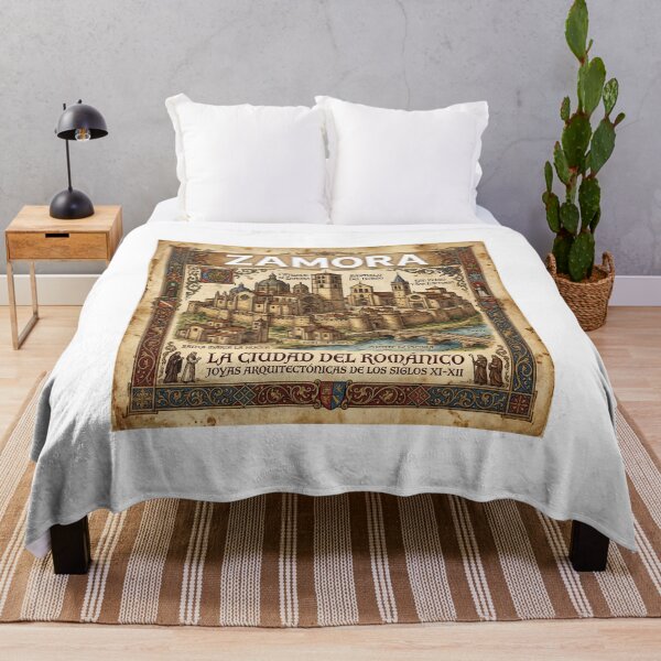 Item preview, Zamora Spain Romanesque Poster - Vintage Medieval Wall Art designed and sold by ryanguas.