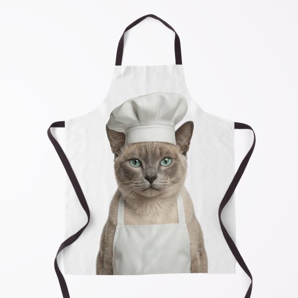 Item preview, Funny Tonkinese Cat Chef Realistic Animal Cooking Humor Art designed and sold by LazyOwlStore.