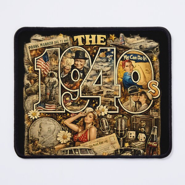 Item preview, 1940s Vintage Decade Collage designed and sold by RockyLambda.
