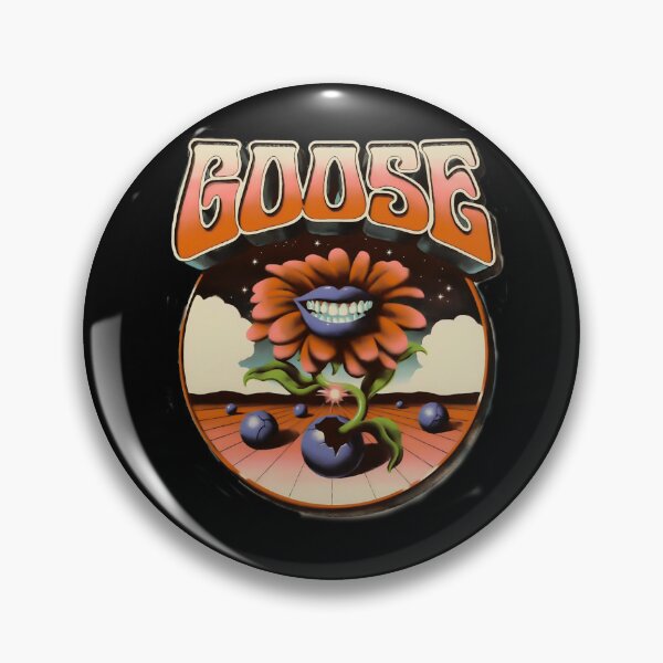 Item preview, Goose The Band Psychedelic Flower Mouth Retro Art designed and sold by michldpage.