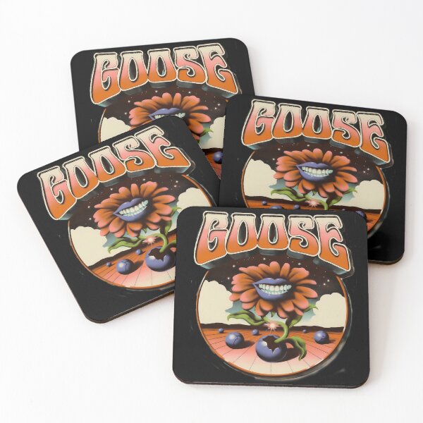 Item preview, Goose The Band Psychedelic Flower Mouth Retro Art designed and sold by michldpage.