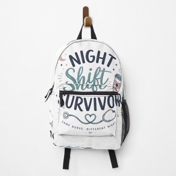 Item preview, Night Shift Survivor Funny Nurse designed and sold by Nurse Craft Studio.