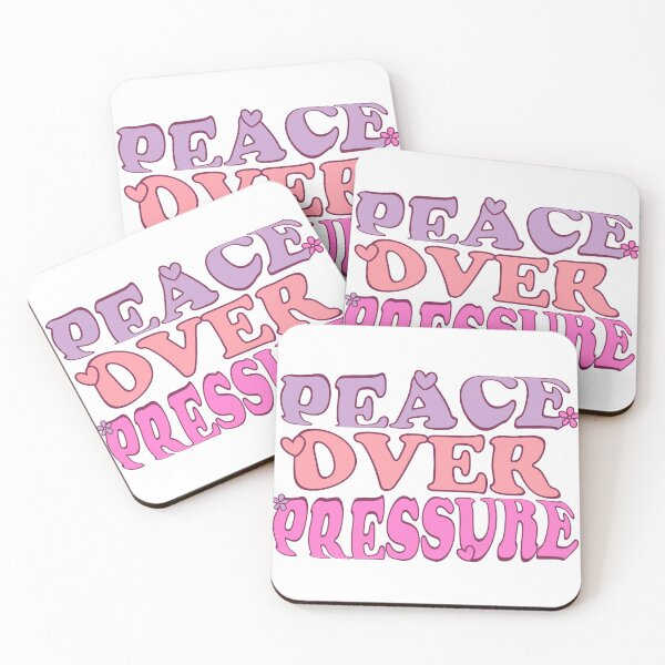 Item preview, Peace Over Pressure Mental Wellness Quote Design designed and sold by A Little Unhinged.