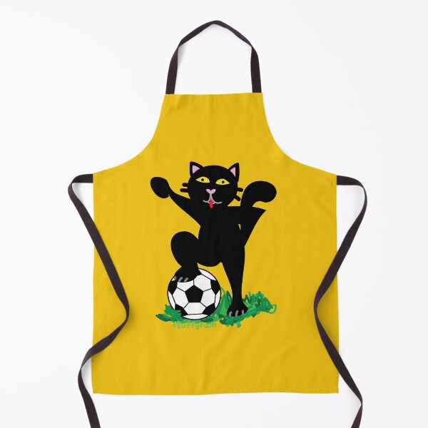 Artikelvorschau, Fußballspieler schwarze Katze entworfen und verkauft von fluffyfamcraft.