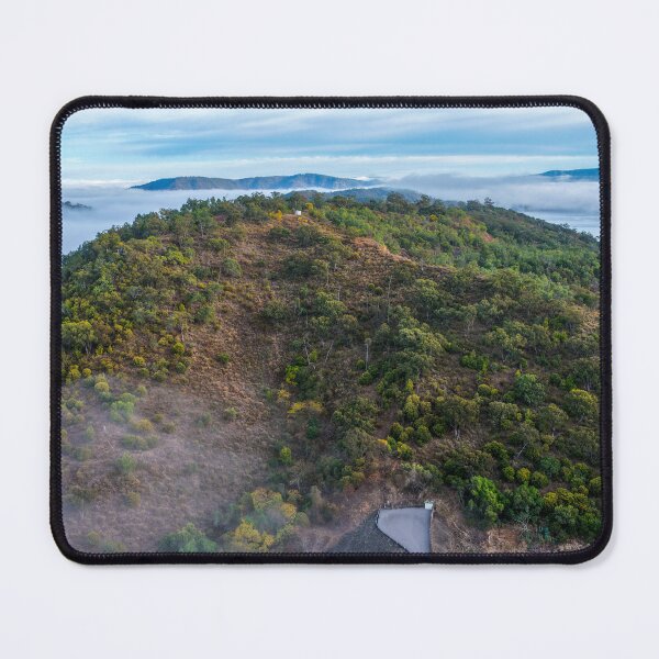 Item preview, Aerial scene capturing Glenbawn Dam shrouded in fog designed and sold by Justin Mckinney.