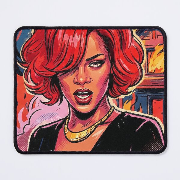 Item preview, Love The Way You Lie Comic Pop Art Portrait designed and sold by Hen-C-Art.