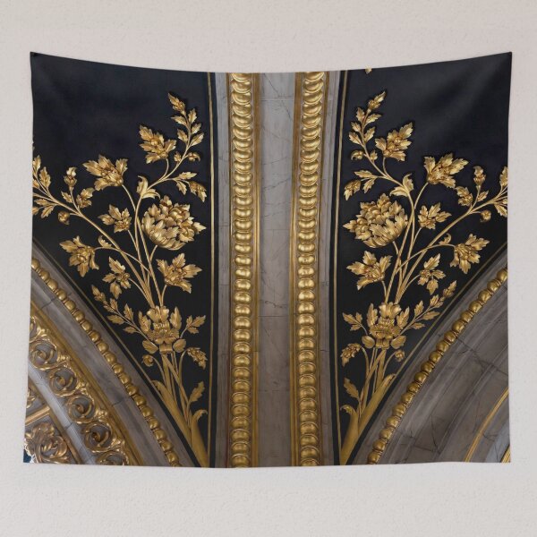 Item preview, Ornate Gilded Architectural Art designed and sold by IntelliMindDesigns.