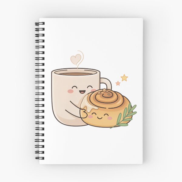 Item preview, Fika Friends – Cute Coffee and Cinnamon Roll Scandinavian Hygge Design designed and sold by ArcticFoxStudio.