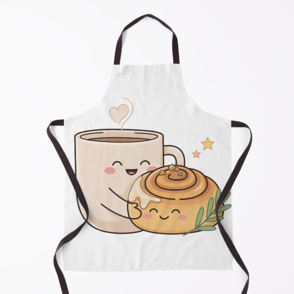 Item preview, Fika Friends – Cute Coffee and Cinnamon Roll Scandinavian Hygge Design designed and sold by ArcticFoxStudio.