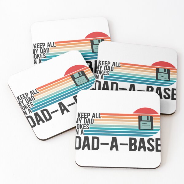 Item preview, I Keep All My Dad Jokes In A Dad-A-Base Funny Sunset Vintage designed and sold by emundSpree.
