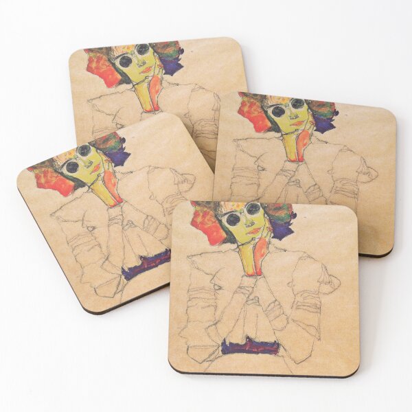Item preview, Egon Schiele - Girls with sunglasses designed and sold by Erlin Rudho.