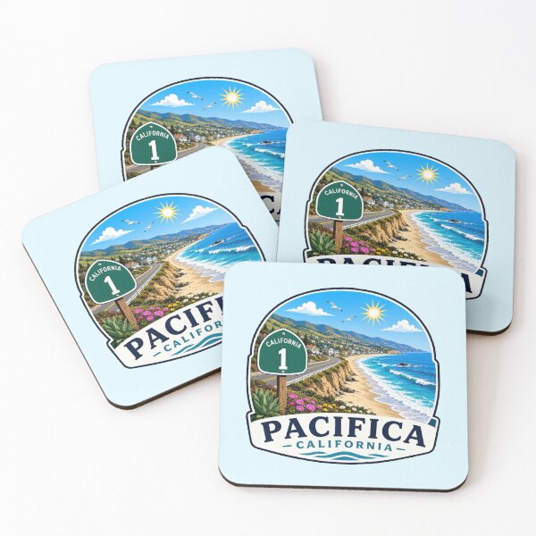 Item preview, Pacifica, California - Highway 1 Coastal Scene designed and sold by Myra365Art.