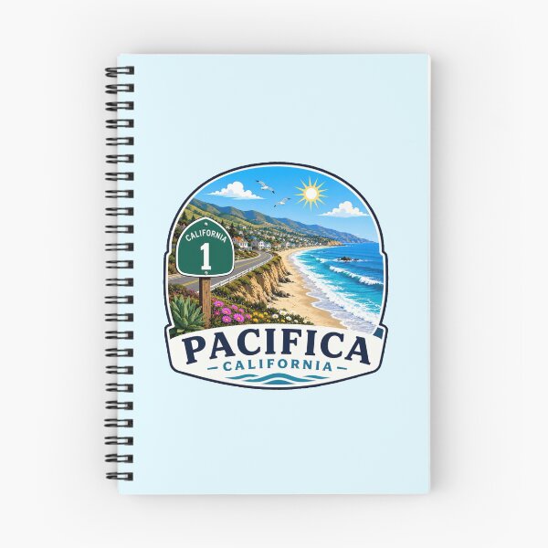 Item preview, Pacifica, California - Highway 1 Coastal Scene designed and sold by Myra365Art.