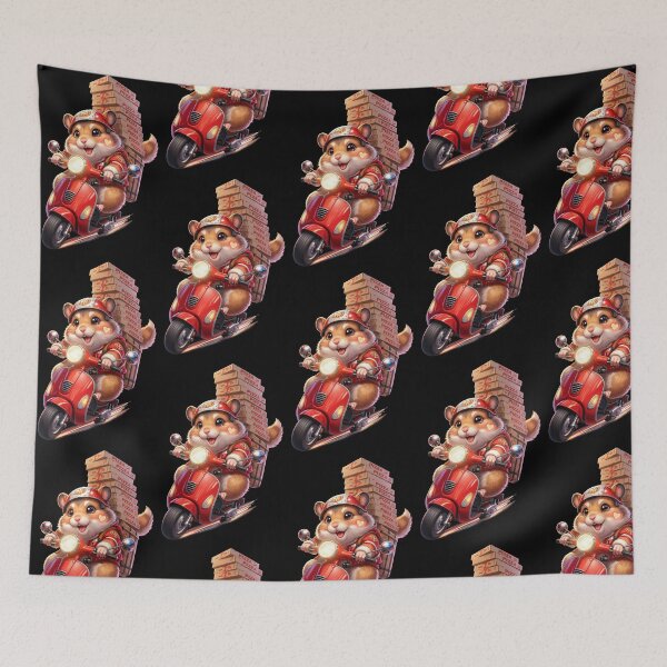 Item preview, Express Pizza Delivery Hamster designed and sold by HexOne.