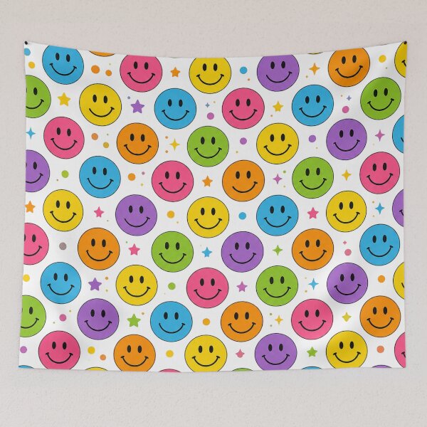 Item preview, Colorful Smiley Pattern – Happy Aesthetic designed and sold by Seculinator.