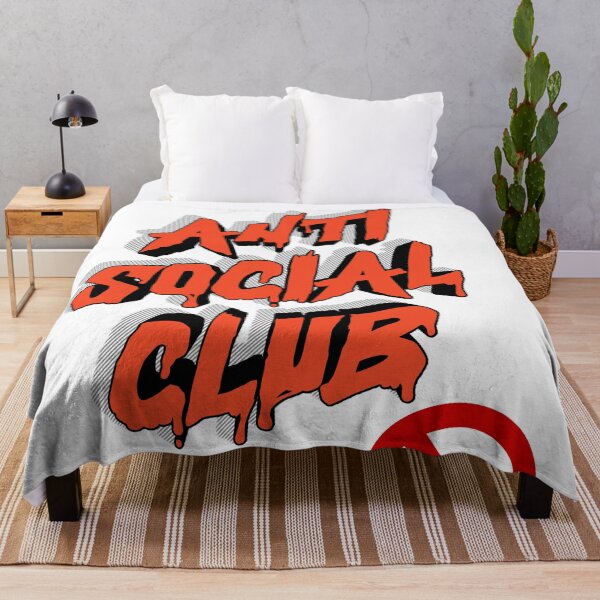Item preview, Anti Social Club Glitch Horror Graphic designed and sold by GraphixByHub.