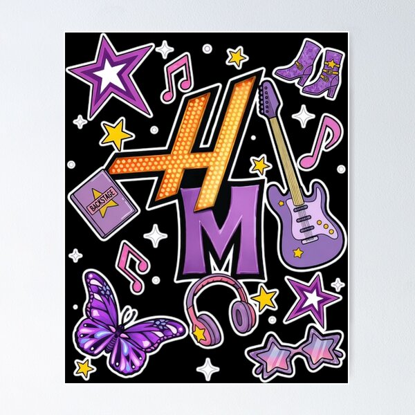 Item preview, Hannah Montana Music Icons Y2K Pop Star Cute Aesthetic Classic T-Shirt designed and sold by frexalos.
