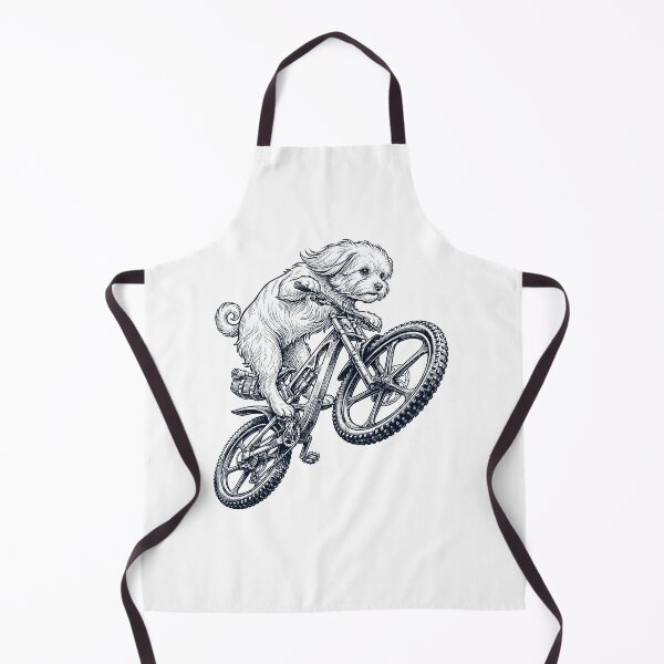 Item preview, Vintage Maltese Riding Bicycle Cycling Bike Dog Lover designed and sold by TerryConnells.