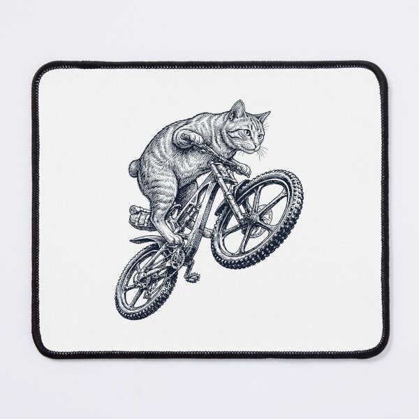 Artikelvorschau, Vintage Manx Katze fährt Fahrrad Radfahren Kittenliebhaber entworfen und verkauft von TerryConnells.