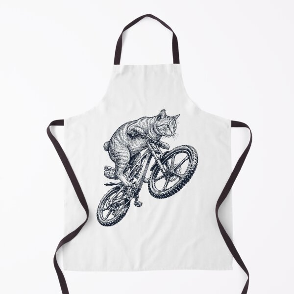 Item preview, Vintage Manx Cat Riding Bicycle Cycling Bike Kitten Lover designed and sold by TerryConnells.