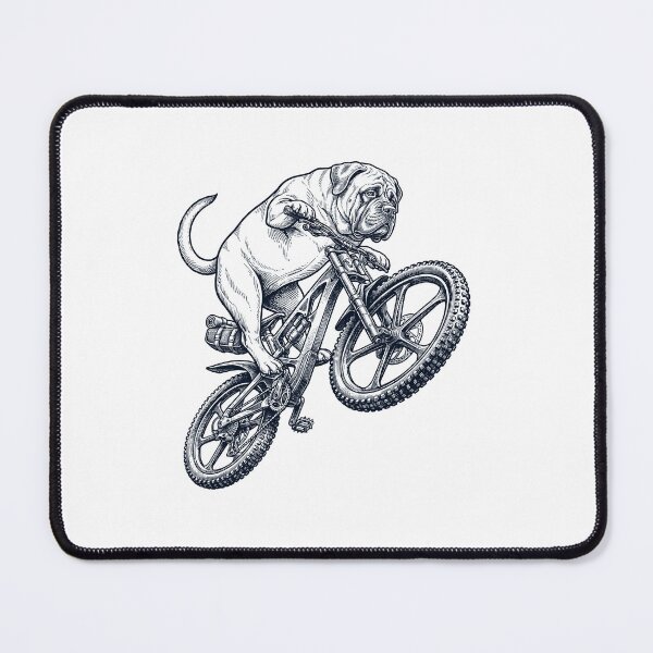 Item preview, Vintage Mastiff Riding Bicycle Cycling Bike Dog Lover designed and sold by TerryConnells.