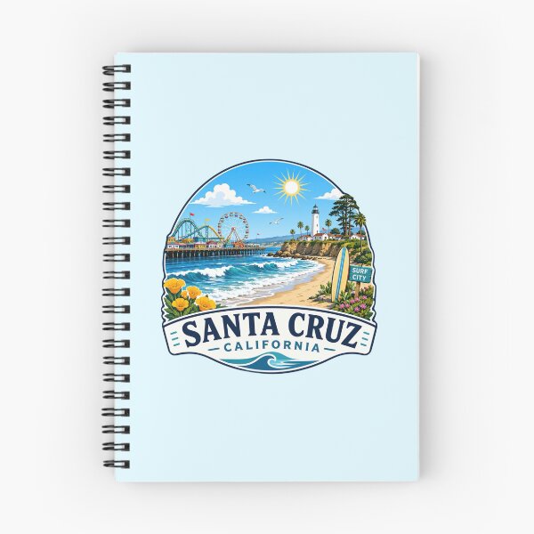 Item preview, Santa Cruz, California - Beach & Boardwalk designed and sold by Myra365Art.
