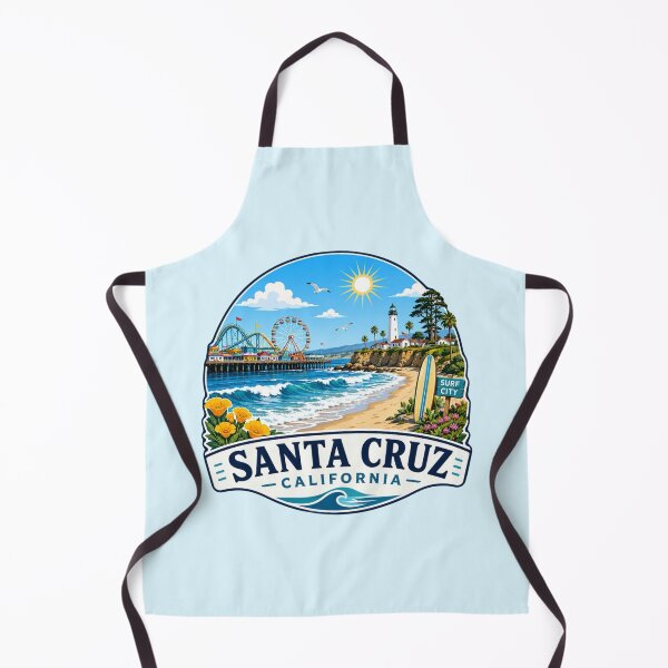 Item preview, Santa Cruz, California - Beach & Boardwalk designed and sold by Myra365Art.