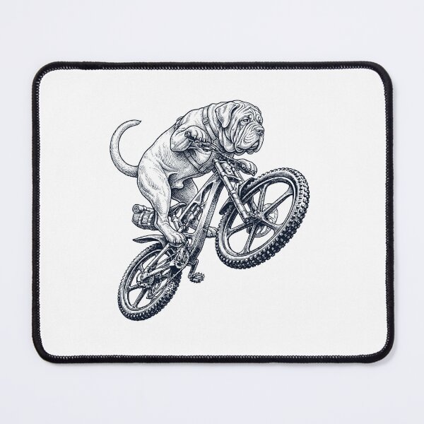 Item preview, Vintage Neapolitan Mastiff Riding Bicycle Cycling Bike Dog Lover designed and sold by TerryConnells.