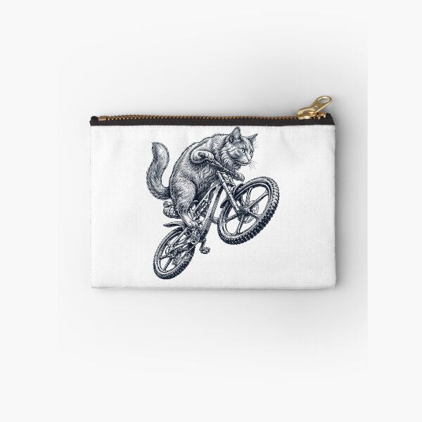 Item preview, Vintage Nebelung Cat Riding Bicycle Cycling Bike Kitten Lover designed and sold by TerryConnells.