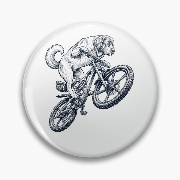 Item preview, Vintage Newfoundland Riding Bicycle Cycling Bike Dog Lover designed and sold by TerryConnells.