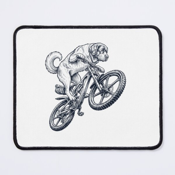 Item preview, Vintage Newfoundland Riding Bicycle Cycling Bike Dog Lover designed and sold by TerryConnells.