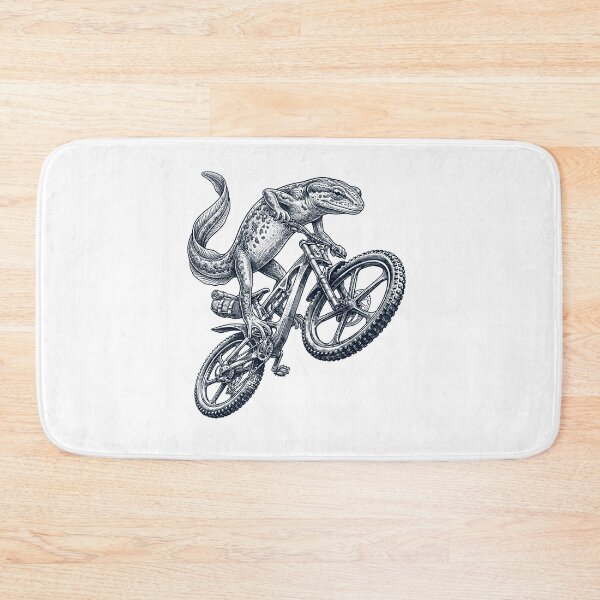 Item preview, Vintage Newt Riding Bicycle Cycling Bike Animal Lover designed and sold by TerryConnells.