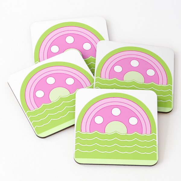 Item preview, moon phases above peaceful ocean waves designed and sold by Senglaopattern.