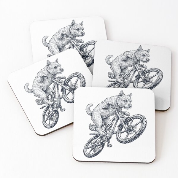 Item preview, Vintage Norwich Terrier Riding Bicycle Cycling Bike Dog Lover designed and sold by TerryConnells.